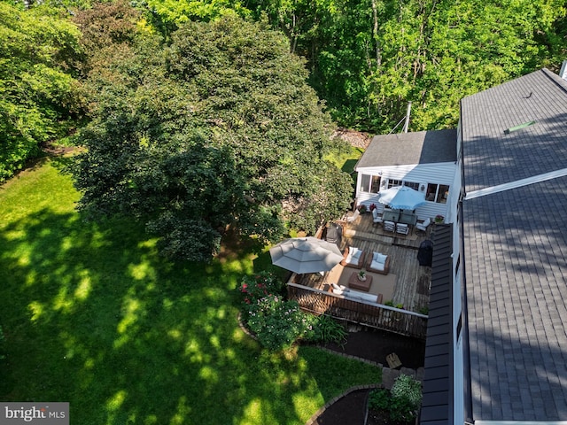 1032 N New St, West Chester, PA 19380 - drone / aerial view of a forest