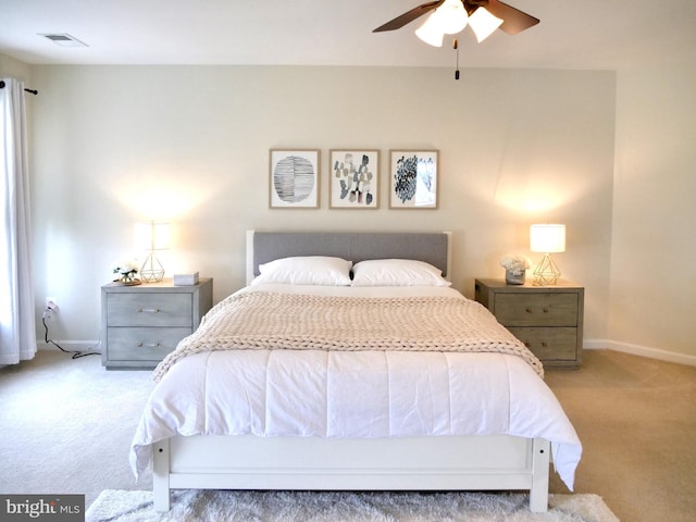 15152 Santander Dr, Gainesville, VA 20155 - bedroom with carpet floors and a ceiling fan