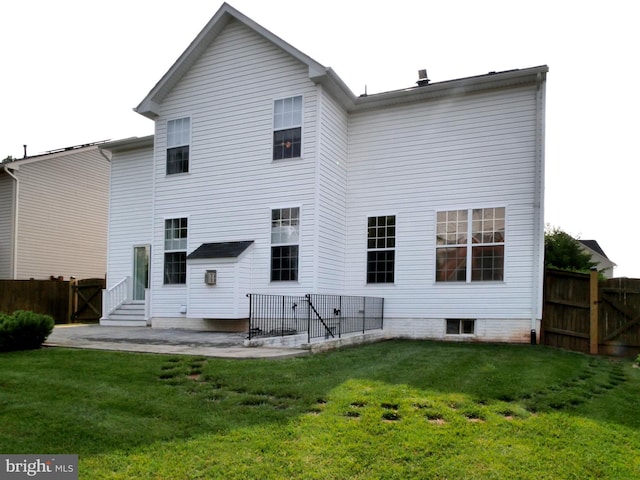 15152 Santander Dr, Gainesville, VA 20155 - rear view of house with a patio area and entry steps