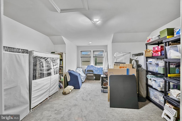 15937 Cucumber Magnolia Way, Haymarket, VA 20169 - office area with attic access and carpet floors