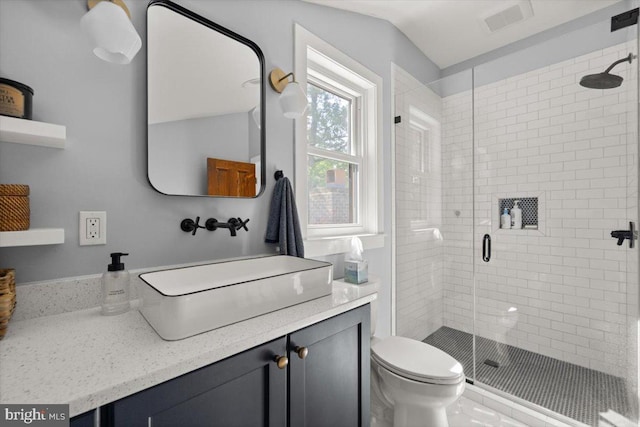 200 Sweetbriar, Winchester, VA 22603 - bathroom with vanity and a stall shower