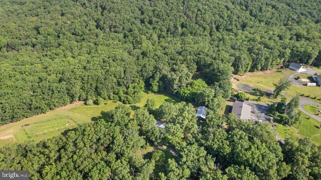 200 Sweetbriar, Winchester, VA 22603 - aerial view of property's location with a heavily wooded area