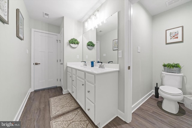 346 Goodwick Dr, Middletown, DE 19709 - full bath with wood finished floors and double vanity