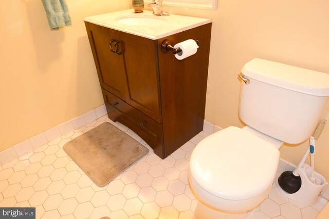 12 Atrium Dr, Trenton, NJ 08620 - half bathroom featuring vanity and tile patterned flooring