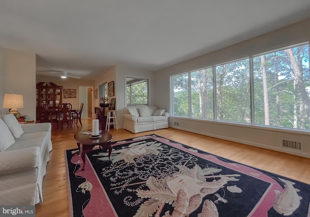 12987 Holly Way, Lusby, MD 20657 - living area with light wood-style floors