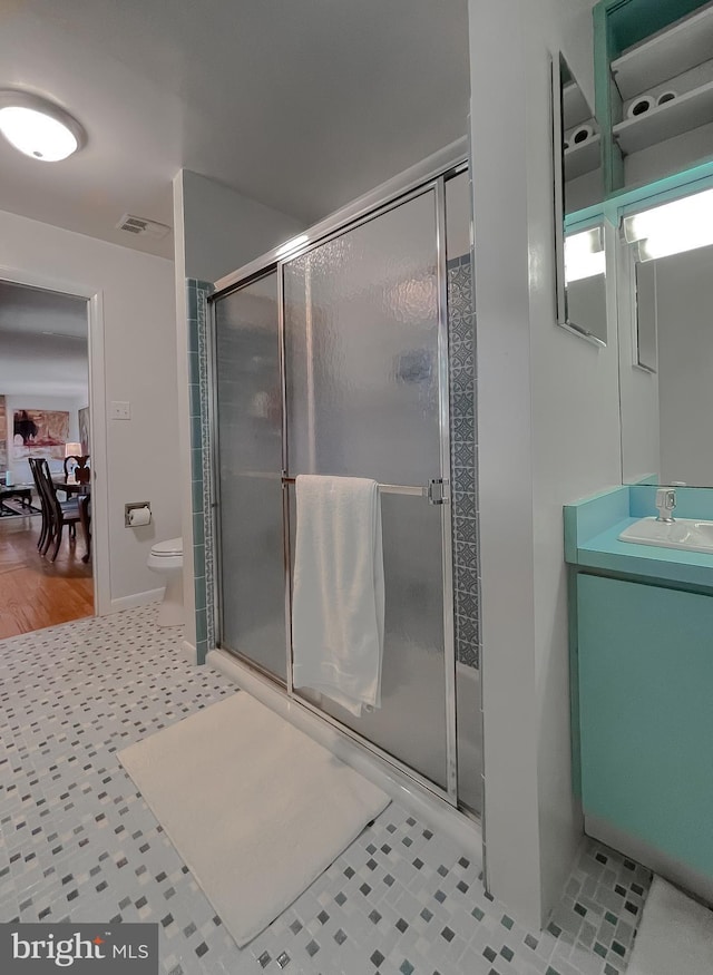 12987 Holly Way, Lusby, MD 20657 - bathroom with vanity and a stall shower