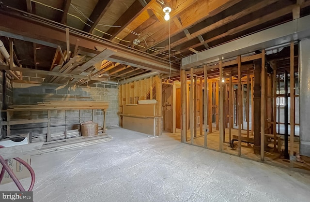 12987 Holly Way, Lusby, MD 20657 - view of unfinished basement