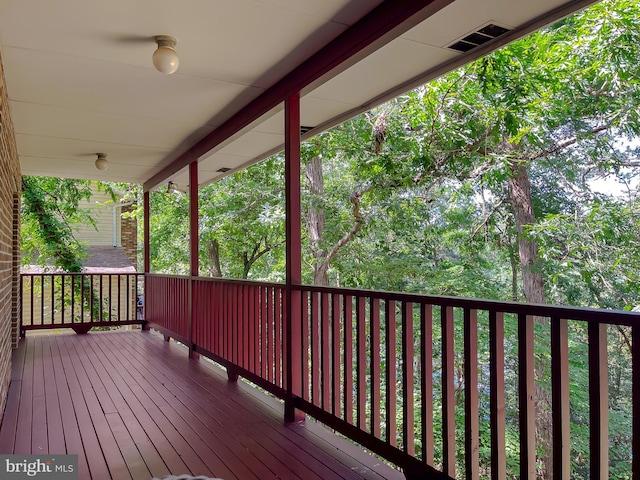 12987 Holly Way, Lusby, MD 20657 - view of wooden deck