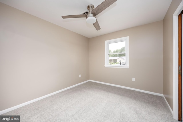 7043 Cromwell Ave, Salisbury, MD 21804 - spare room with carpet and a ceiling fan