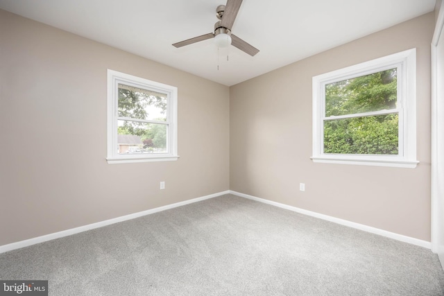 7043 Cromwell Ave, Salisbury, MD 21804 - carpeted spare room with healthy amount of natural light and a ceiling fan