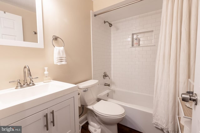 4328 Rolling Stone Way, Alexandria, VA 22306 - full bath with shower / tub combo with curtain and vanity
