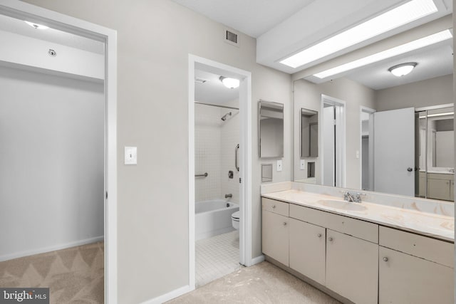 5501 Seminary Rd Unit 407S, Falls Church, VA 22041 - bathroom with vanity and shower / tub combination