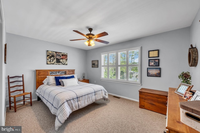 1632 Breakers Dr, Manahawkin, NJ 08050 - bedroom with carpet flooring and ceiling fan