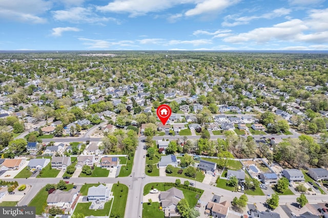 1632 Breakers Dr, Manahawkin, NJ 08050 - aerial overview of property's location featuring nearby suburban area