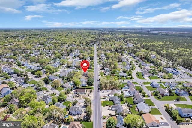 1632 Breakers Dr, Manahawkin, NJ 08050 - aerial perspective of suburban area featuring a forest