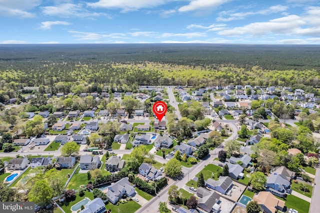 1632 Breakers Dr, Manahawkin, NJ 08050 - aerial overview of property's location featuring nearby suburban area