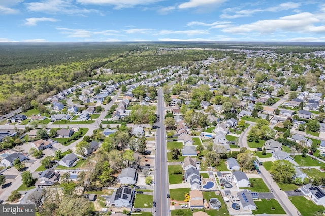 1632 Breakers Dr, Manahawkin, NJ 08050 - aerial view of property and surrounding area with nearby suburban area
