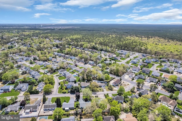 1632 Breakers Dr, Manahawkin, NJ 08050 - aerial view of property's location featuring a forest and nearby suburban area
