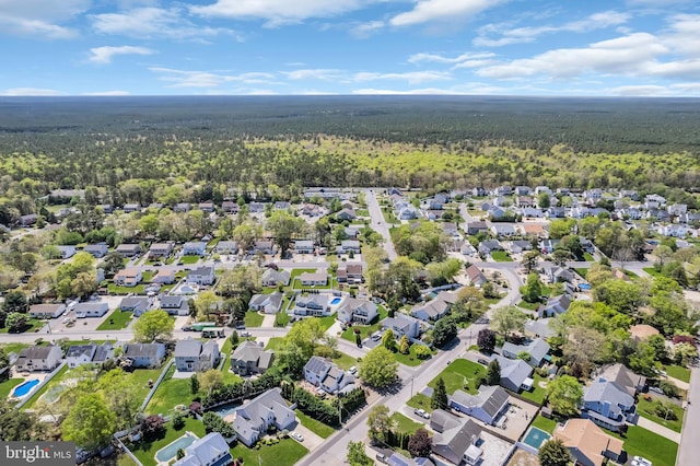 1632 Breakers Dr, Manahawkin, NJ 08050 - aerial view of property and surrounding area with a forest and nearby suburban area