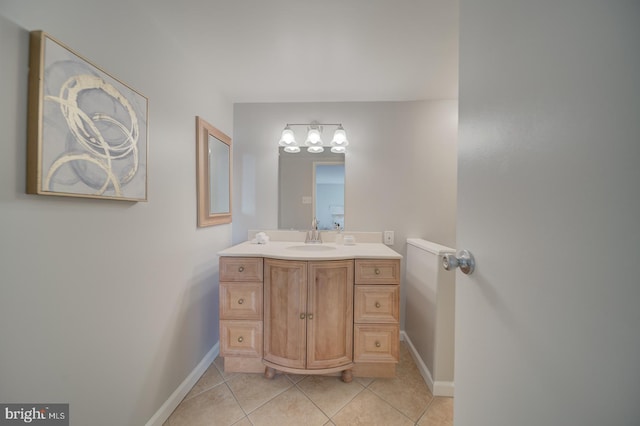 5300 Holmes Run Pkwy Unit 709, Alexandria, VA 22304 - bathroom with vanity and tile patterned flooring