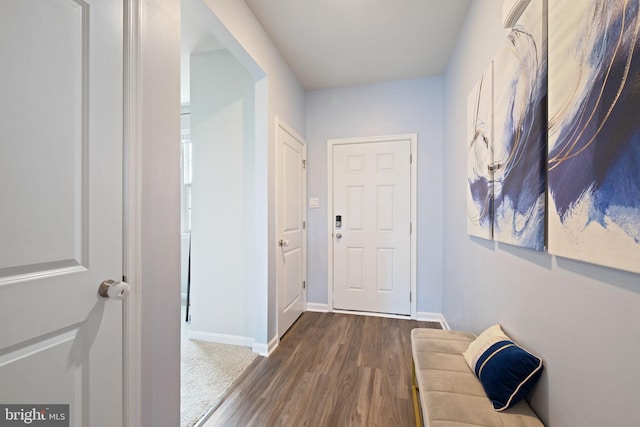 2014 Fauna Dr, Frederick, MD 21702 - hall featuring baseboards and wood finished floors