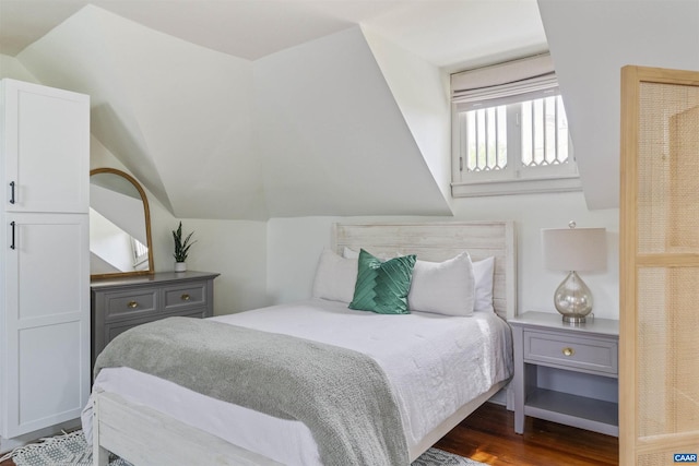 2024 Rivermont Ave, Lynchburg, VA 24503 - bedroom with wood finished floors and lofted ceiling