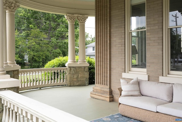 2024 Rivermont Ave, Lynchburg, VA 24503 - porch with an outdoor living space