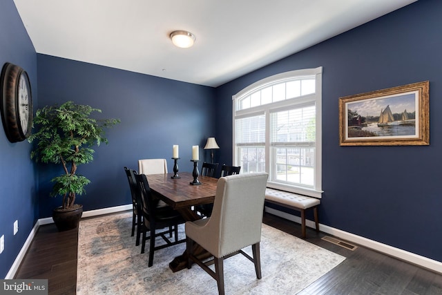 6006 Charles Xing, Ellicott City, MD 21043 - dining space with wood finished floors and baseboards