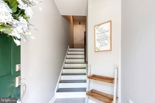 6006 Charles Xing, Ellicott City, MD 21043 - staircase with baseboards