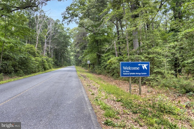 1510 N Bay Shore Dr, Milton, DE 19968 - view of asphalt street featuring a view of trees