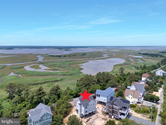 1510 N Bay Shore Dr, Milton, DE 19968 - aerial view of residential area featuring a nearby body of water