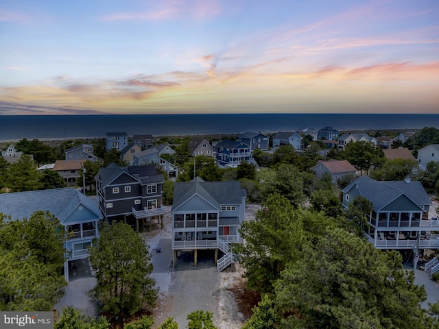 1510 N Bay Shore Dr, Milton, DE 19968 - aerial view at dusk of a water view and a residential view