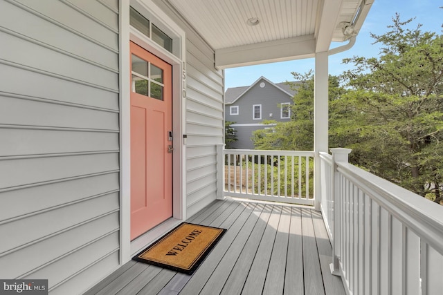 1510 N Bay Shore Dr, Milton, DE 19968 - view of wooden deck