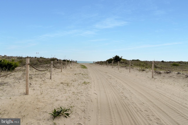 1510 N Bay Shore Dr, Milton, DE 19968 - view of dirt / gravel road featuring view of water and beach