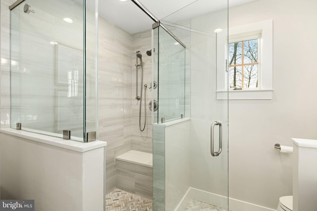 810 Cedar Ave, Haddonfield, NJ 08033 - full bathroom featuring toilet and a stall shower