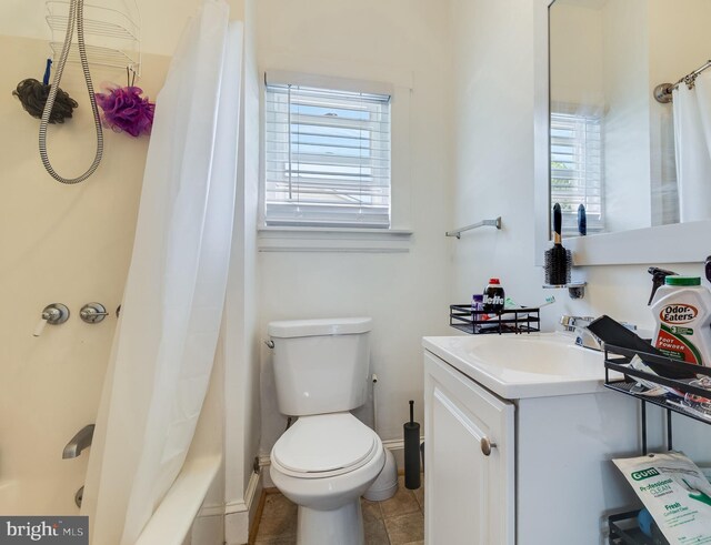 4006 6th St, North Beach, MD 20714 - bathroom with vanity and tile patterned floors