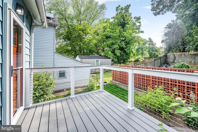 3824 31st St, Mount Rainier, MD 20712 - view of wooden deck