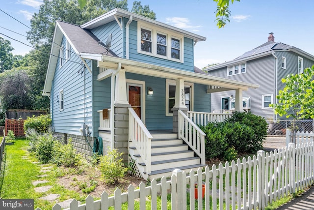 3824 31st St, Mount Rainier, MD 20712 - american foursquare style home featuring covered porch