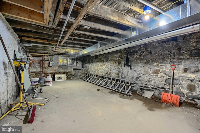 2557 W Baltimore St, Baltimore, MD 21223 - view of unfinished below grade area
