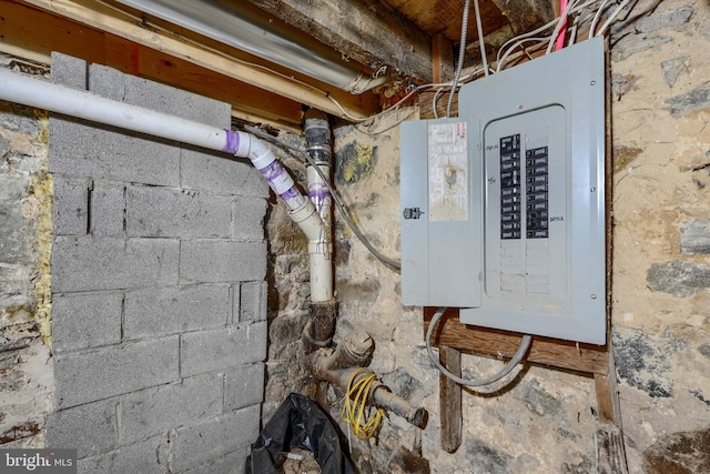 2557 W Baltimore St, Baltimore, MD 21223 - utility room featuring electric panel