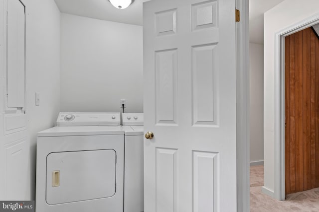 7 Forest Ln, Carlisle, PA 17015 - washroom featuring washer and dryer and carpet