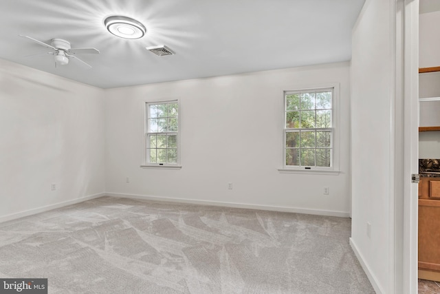 7 Forest Ln, Carlisle, PA 17015 - empty room with a ceiling fan and light colored carpet