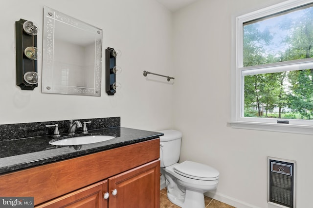 7 Forest Ln, Carlisle, PA 17015 - bathroom with vanity, tile patterned flooring, and heating unit