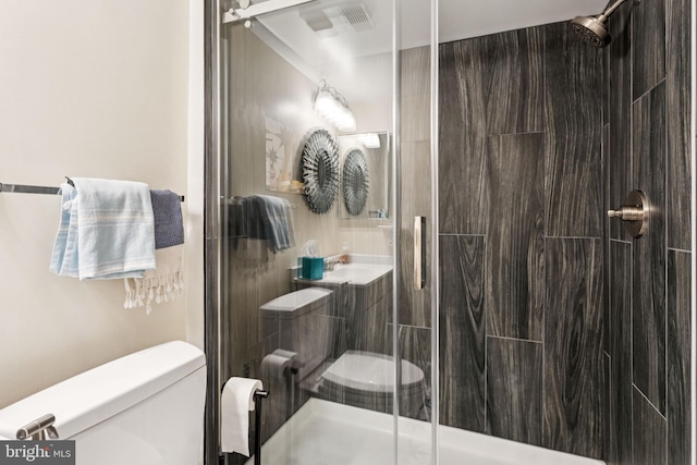 15301 Beaverbrook Ct Unit 92-3K, Silver Spring, MD 20906 - bathroom featuring toilet and a shower stall