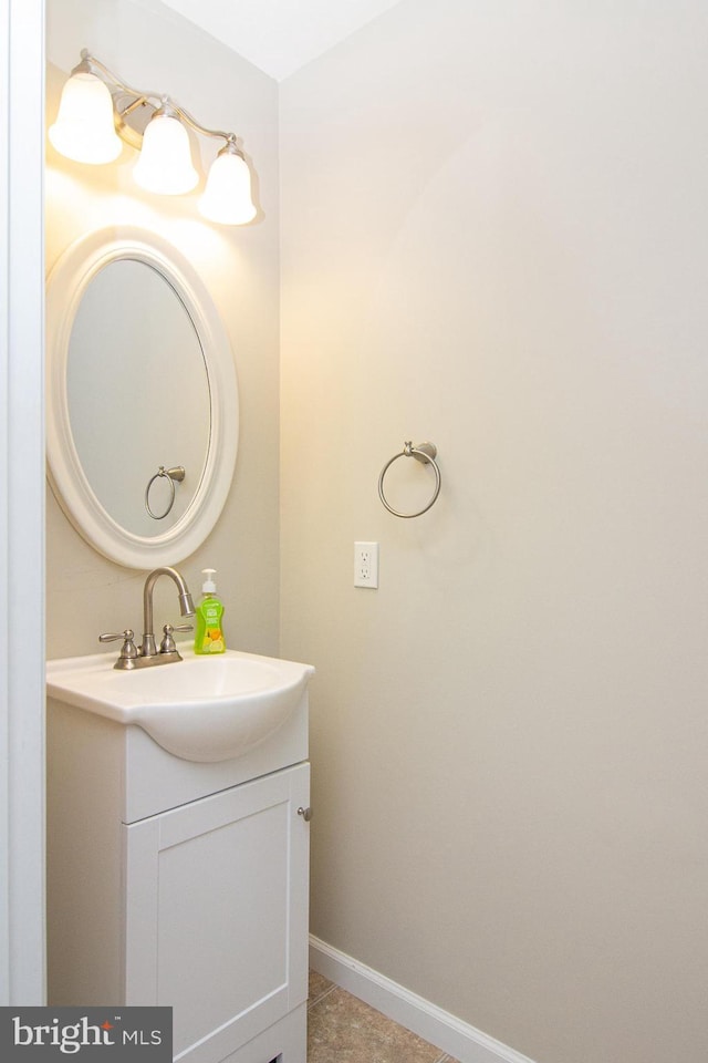 43 Oak Crest Ct, Hanover, PA 17331 - bathroom with vanity and baseboards