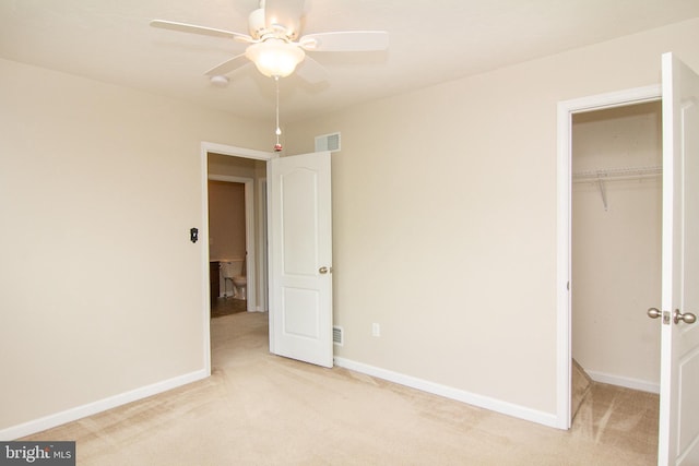 43 Oak Crest Ct, Hanover, PA 17331 - unfurnished bedroom featuring light carpet, a closet, and a ceiling fan