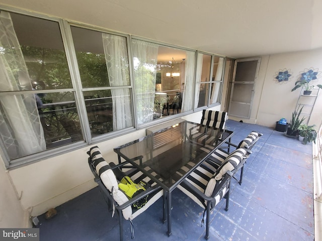 7900 Old York Rd Unit 504-A, Elkins Park, PA 19027 - view of patio with outdoor dining space
