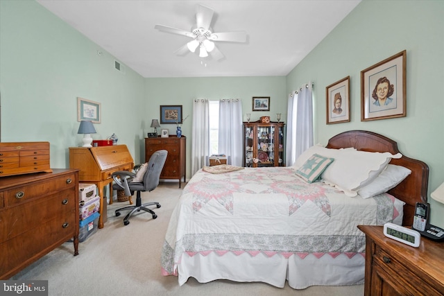 101 Colonial Downs Ct Unit 1301, Newark, DE 19702 - carpeted bedroom with ceiling fan and an office area