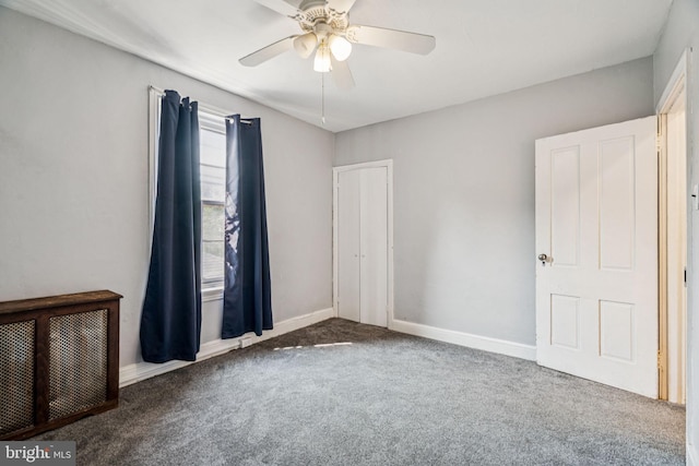 6022 Mccallum St, Philadelphia, PA 19144 - unfurnished bedroom with carpet floors and a ceiling fan