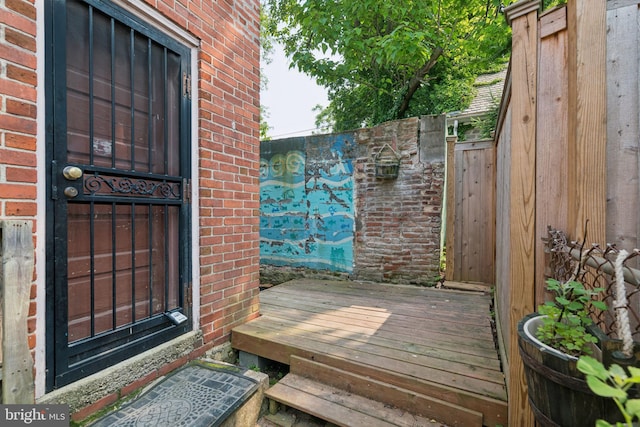 6022 Mccallum St, Philadelphia, PA 19144 - entrance to property with brick siding